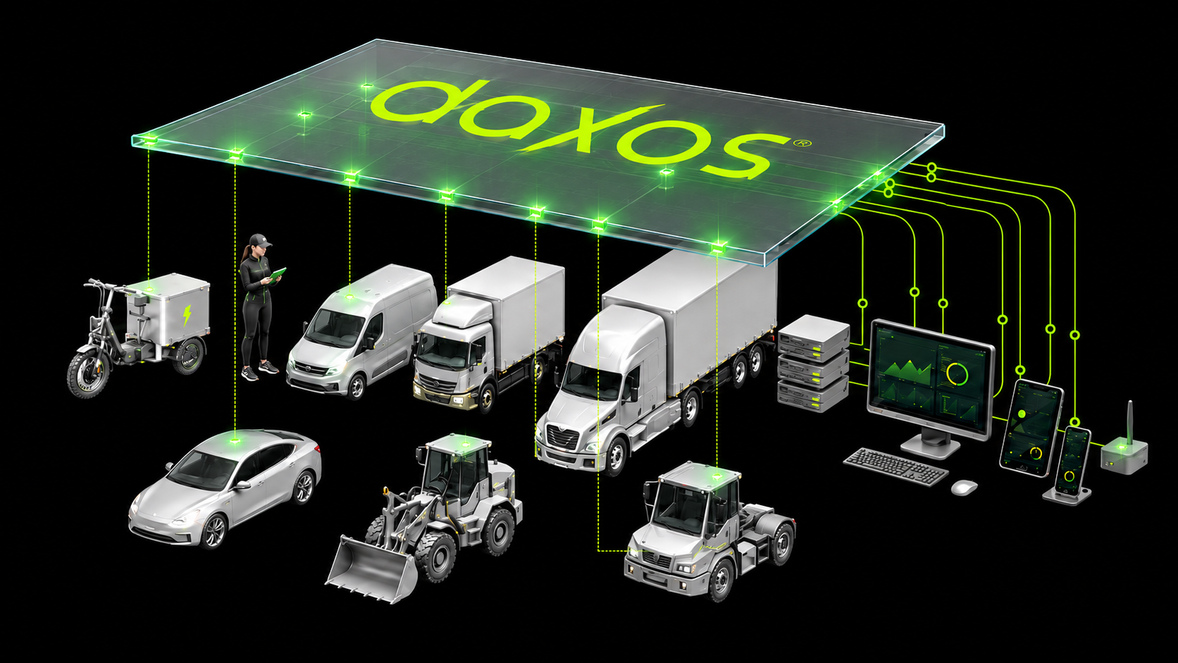 Modulares daXos-Sensor-Exoskelett